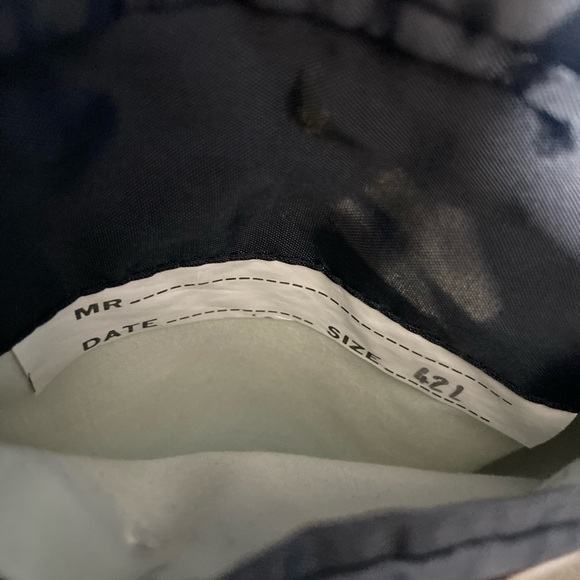 Wool Cordovan & Grey Navy Double-Breasted Blazer with Gold Buttons Sz 42L - Picture 15 of 16